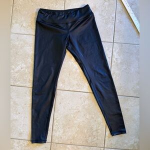 Gianni Bini Black Faux Leather Leggings